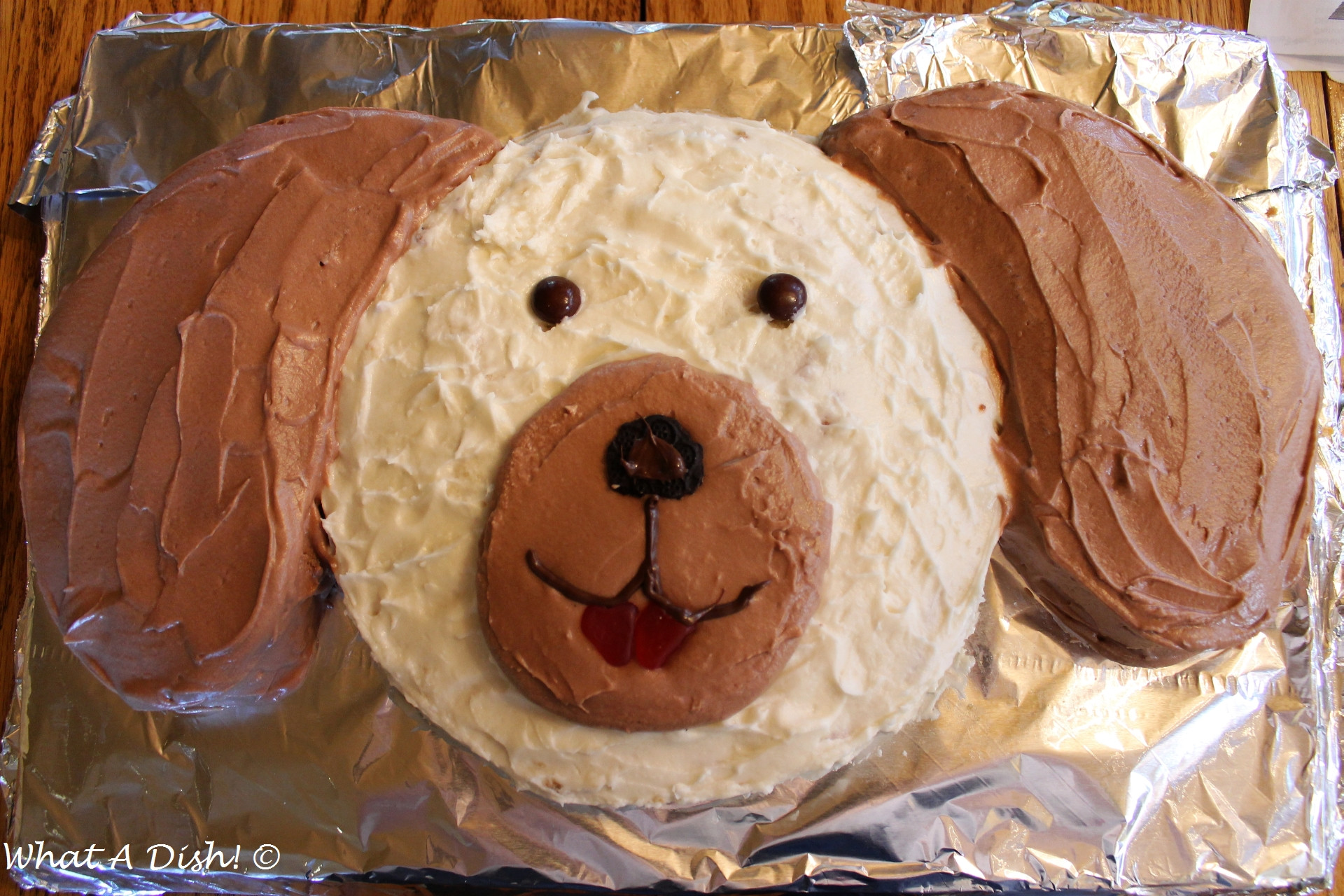 How To Make A Birthday Cake For A Dog
 What A Dish Puppy Dog Birthday Cake