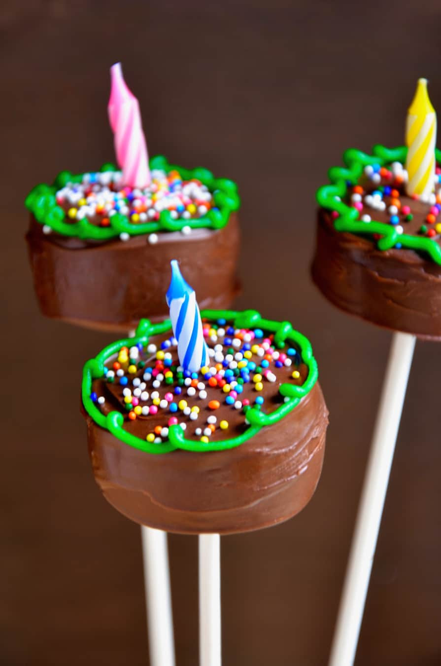 How To Make Birthday Cake Pops
 Birthday Cookie Cake Pops