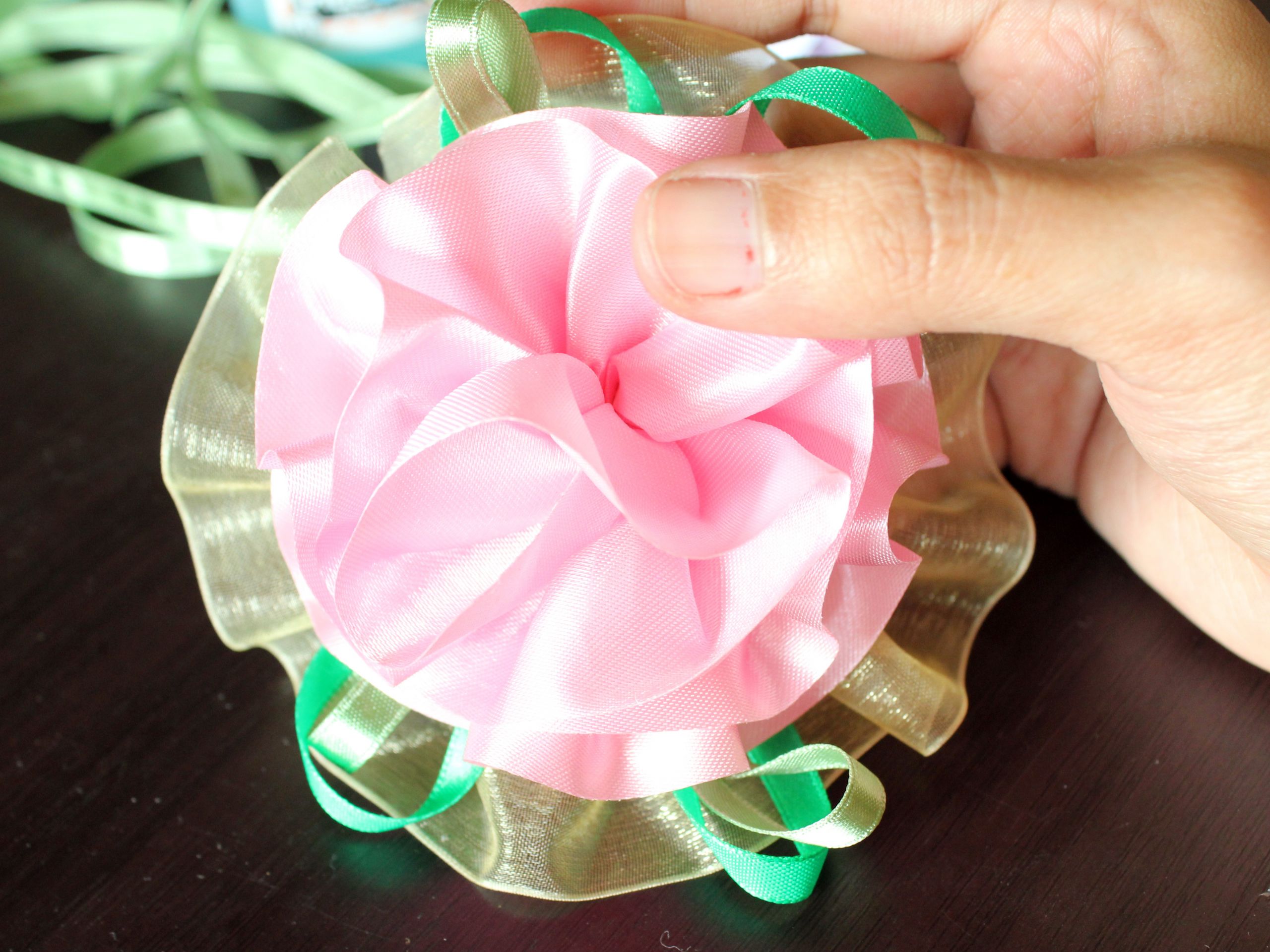 How To Make Brooches
 How to Make a Ribbon Flower Brooch 3 Steps with
