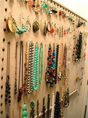 How To Organize Jewelry DIY
 Organize jewelry on a bulletin board OrganizingMadeFun