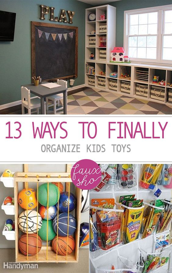How To Organize Your Room For Kids
 13 Ways to Finally Organize Kids Toys