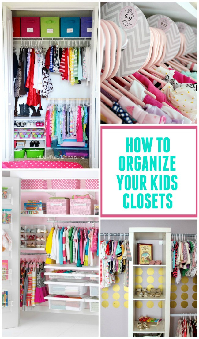 How To Organize Your Room For Kids
 Kids Closet Organization Ideas Design Dazzle