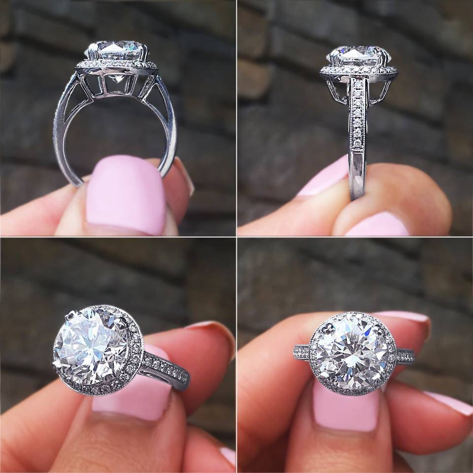 Huge Wedding Ring
 BIG Engagement Rings Raymond Lee Jewelers