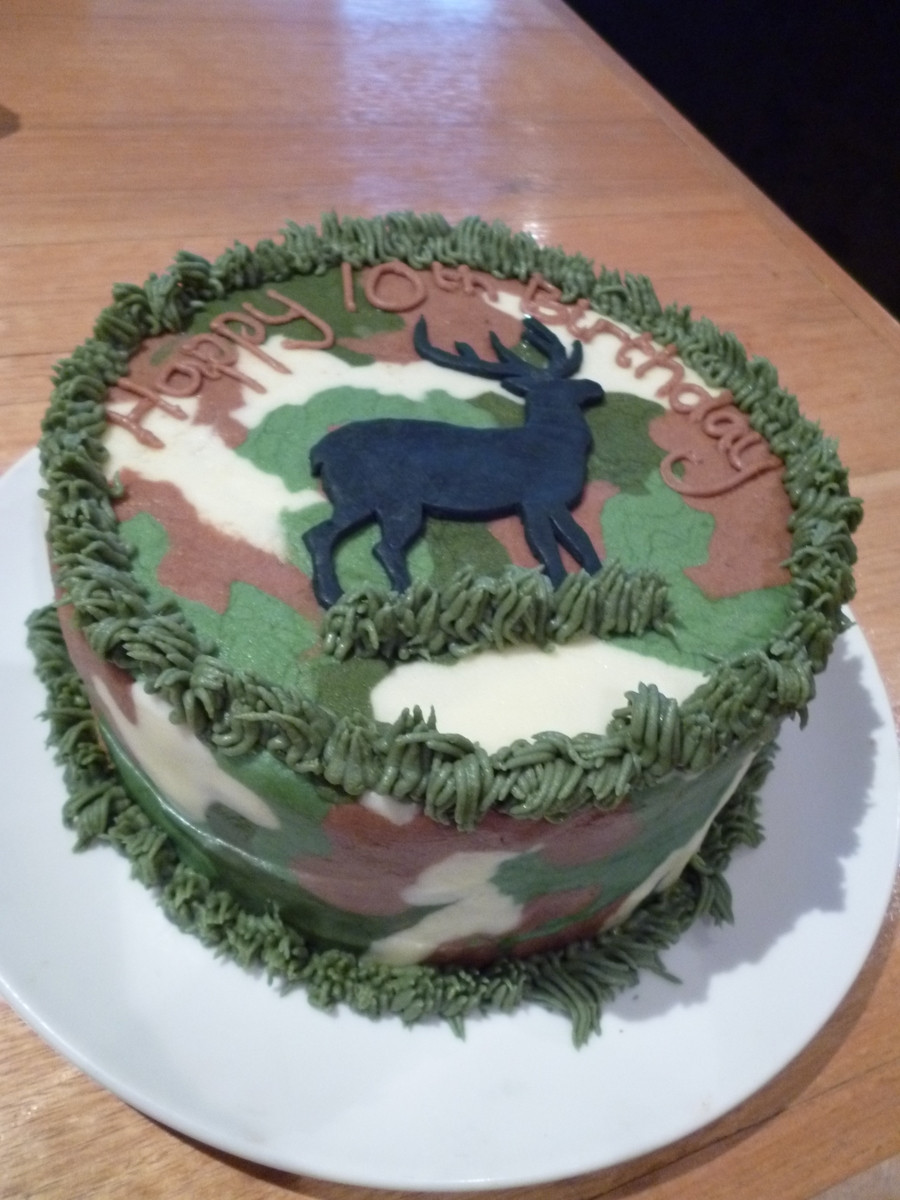 Hunting Birthday Cakes
 Deer Birthday Cake CakeCentral