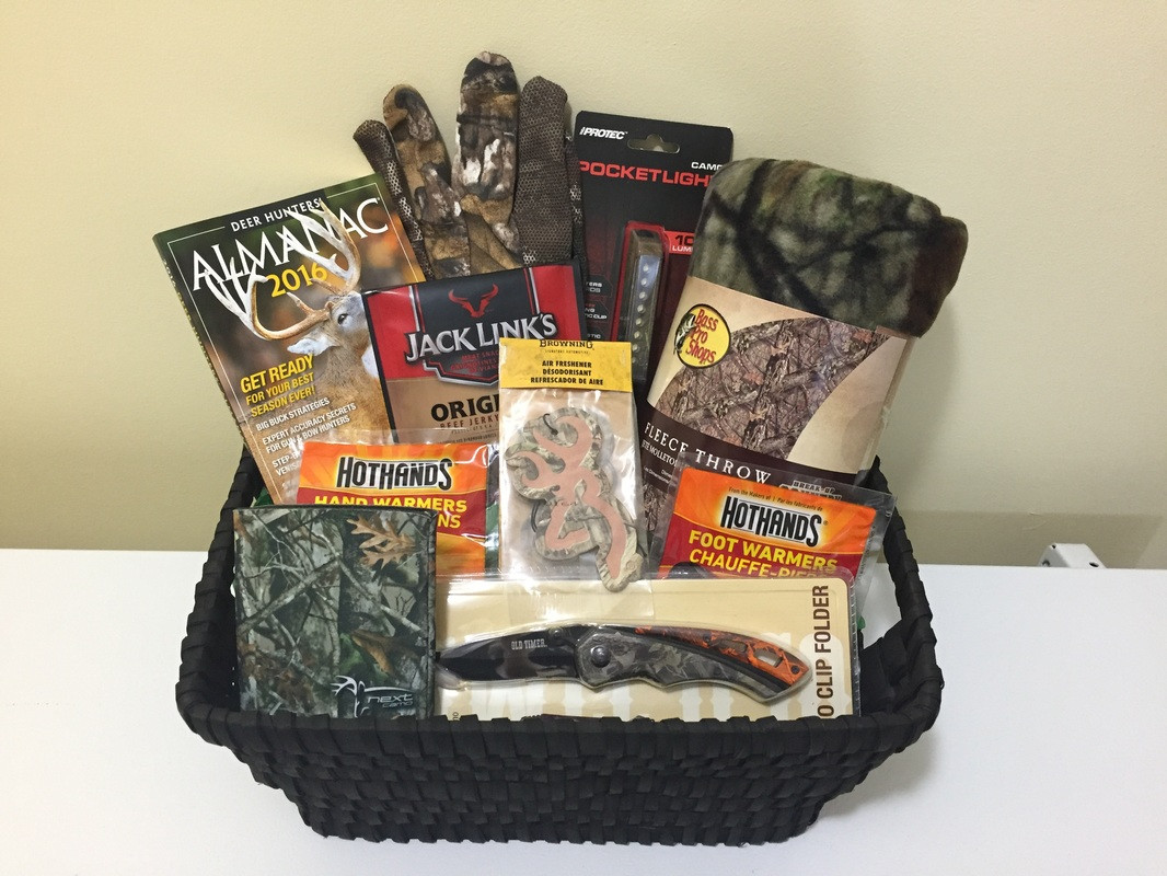 Hunting Gift Basket Ideas
 AnJoy Baskets Manly themes Please Note I am Not