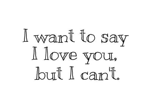I Just Want To Say I Love You Quotes
 I Want To Say I Love You But I Cant s and