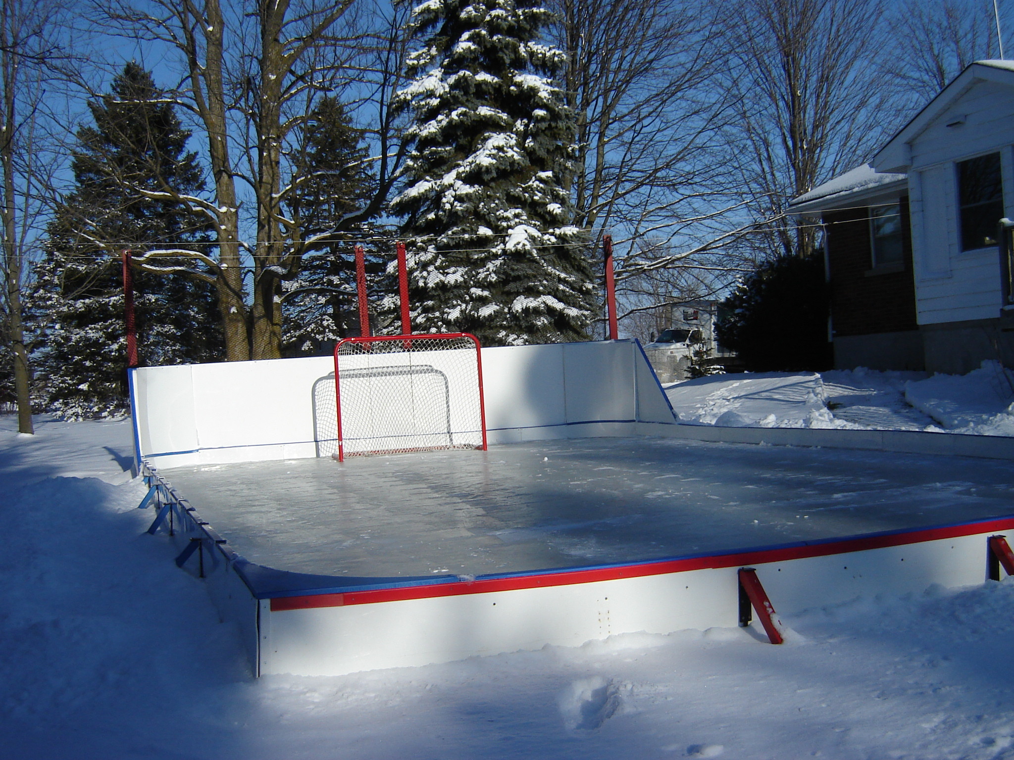 Ice Rinks Backyard
 Making Your Basic Rink Backyard Rink
