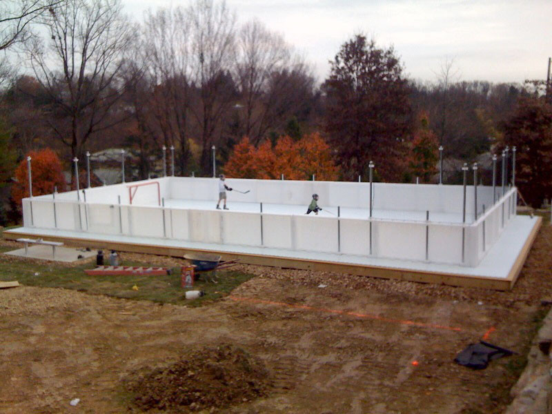 Ice Rinks Backyard
 Backyard ice rink boards