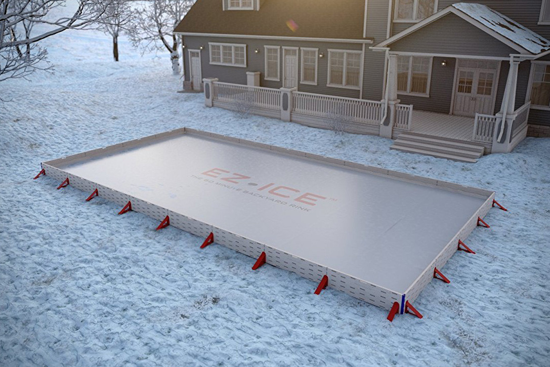 Ice Rinks Backyard
 EZ Ice Transforms Your Backyard Into an Ice Rink in 60