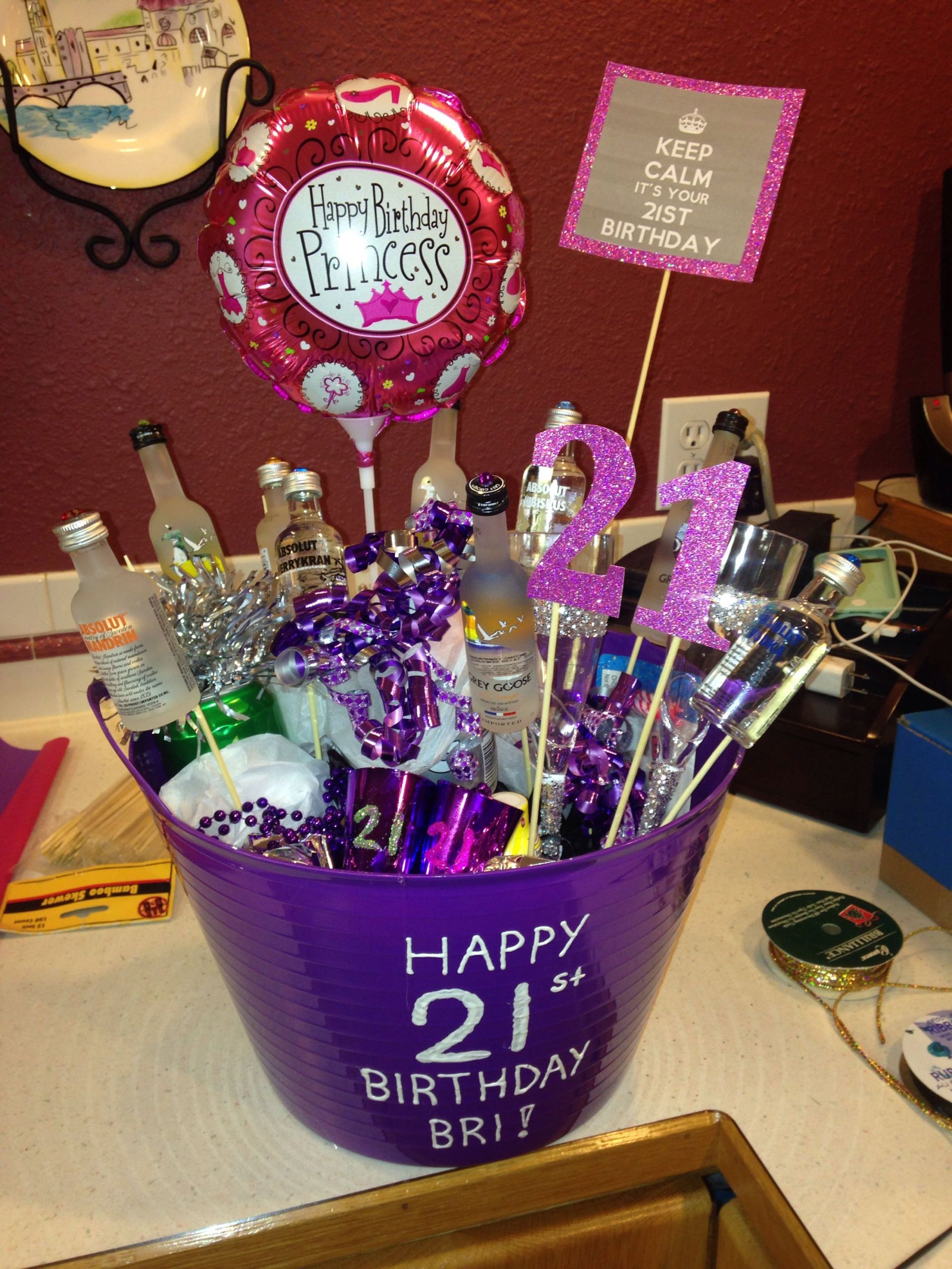 Ideas For 21St Birthday Gift
 DIY 21st birthday bucket