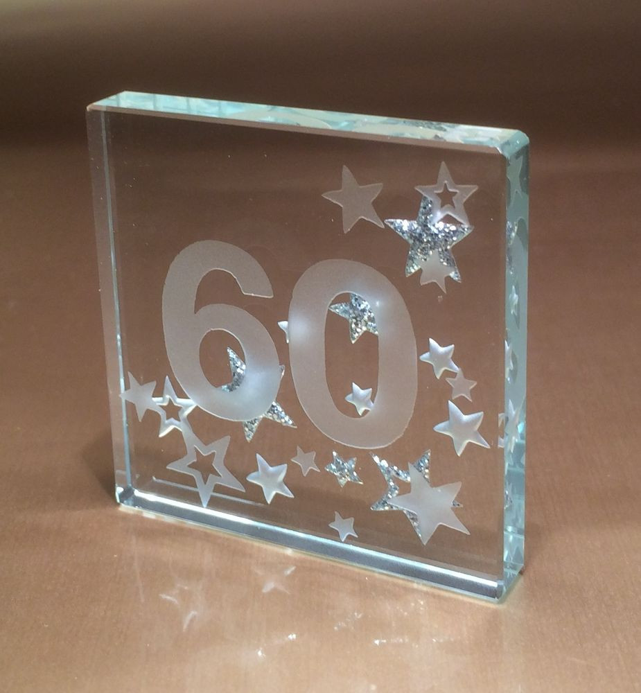 Ideas For 60Th Birthday Gift
 60th Birthday Gift Ideas Spaceform Glass Token Sixty Gifts