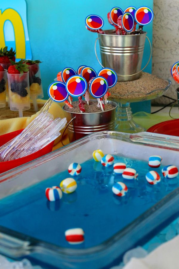 Ideas For A Beach Theme Party
 Beach Ball Birthday Party Supplies Planning Ideas Cake