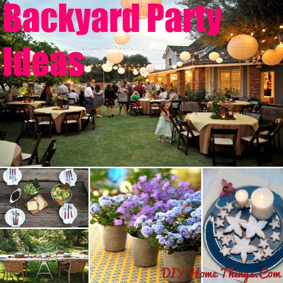 Ideas For Backyard Party
 Innovative Backyard Party Ideas