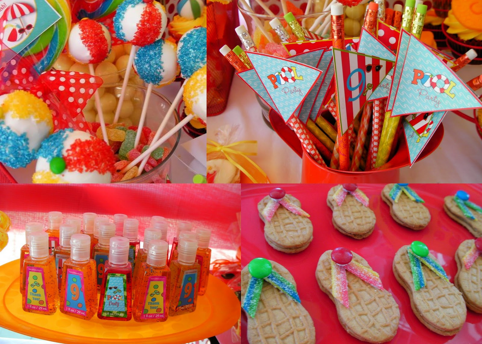 Ideas For Beach Themed Party
 MKR Creations Beach Party Theme Favors