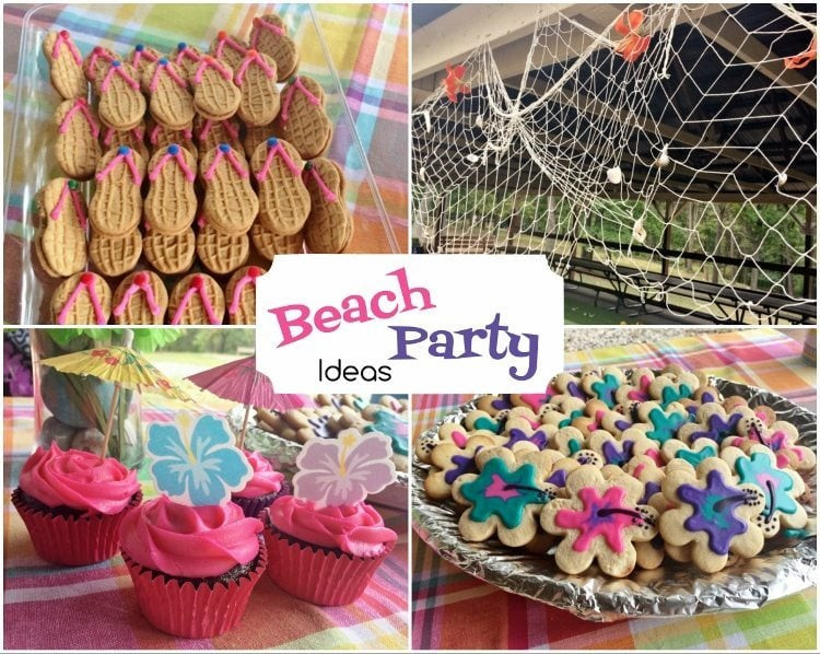 Ideas For Beach Themed Party
 Beach Party Birthday DIY Inspired