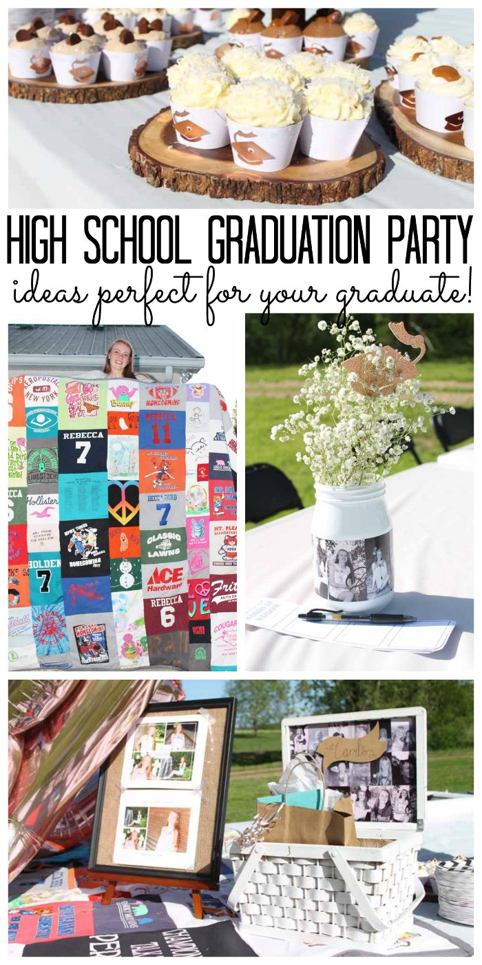 Ideas For Graduation Party Activities
 High School Graduation Party Ideas The Country Chic Cottage