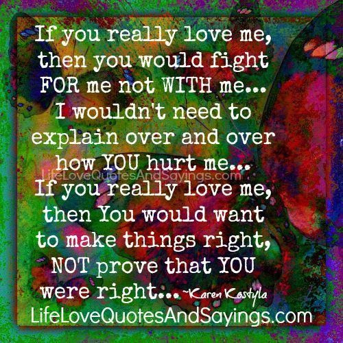 If You Love Me Quote
 If You Really Love Me Quotes QuotesGram