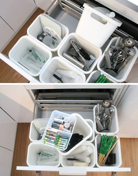 Ikea Kitchen Drawer Organizer
 A Smart Organizing Solution For Deep Kitchen Drawers
