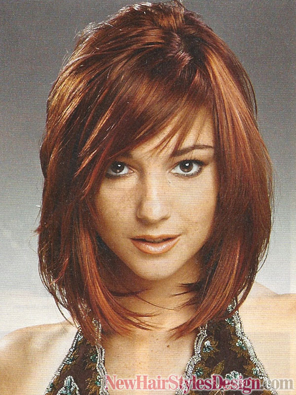 Image Of Medium Hairstyles
 Haircuts with layers for short hair