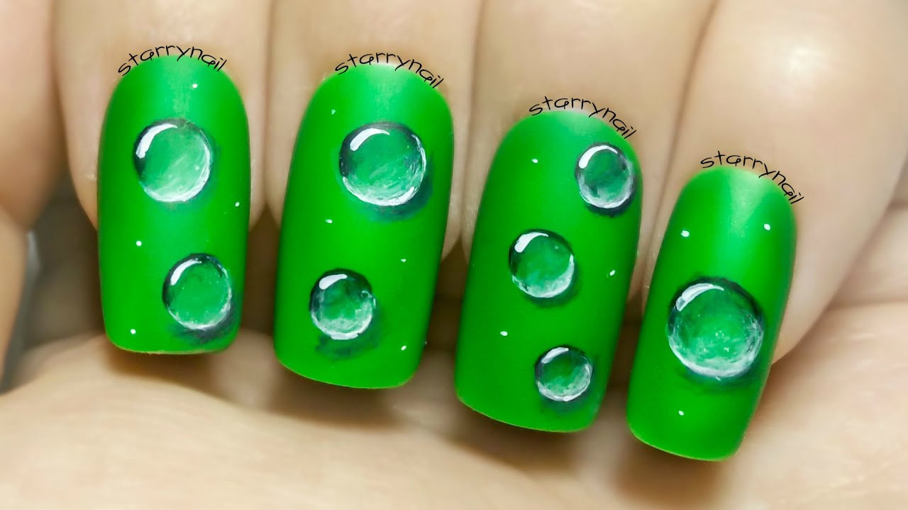 Images Of Nail Designs
 Water Droplets ⎮ Freehand Nail Art Tutorial