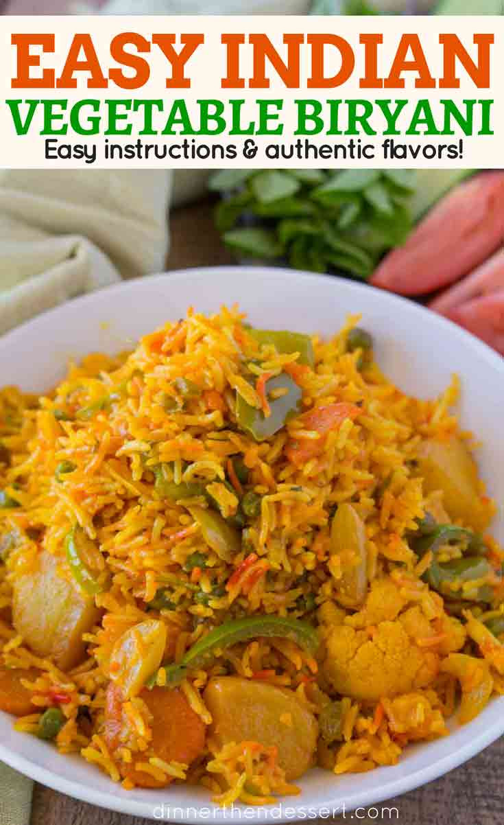 Indian Vegetarian Rice Recipes
 Easy Ve able Biryani Dinner then Dessert