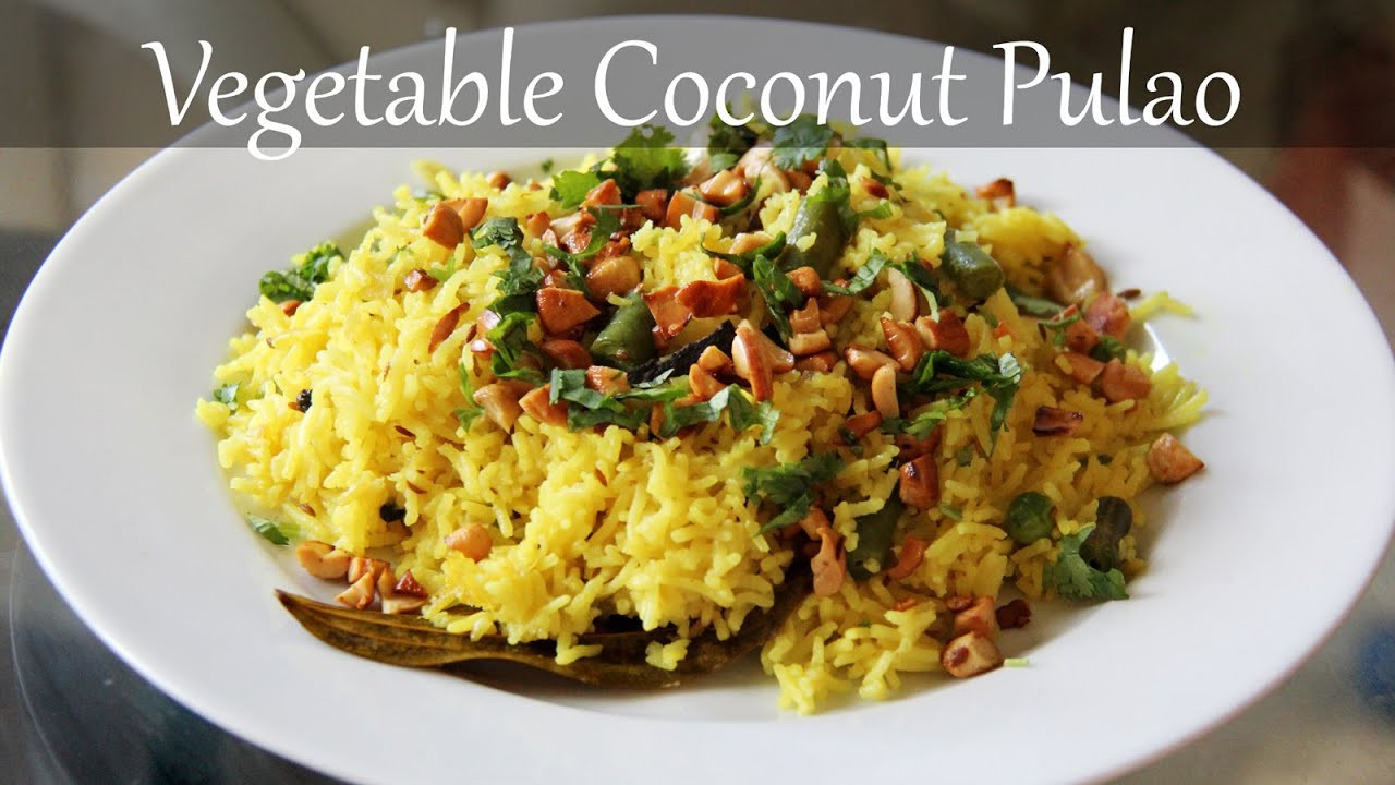 Indian Vegetarian Rice Recipes
 Ve arian Coconut Rice Recipe