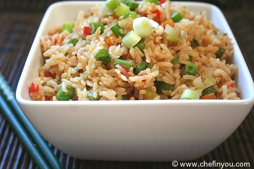 Indian Vegetarian Rice Recipes
 Ve able Fried Rice Recipe