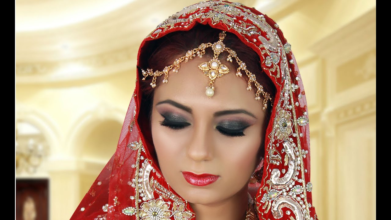 Indian Wedding Makeup
 Black Smokey Eye Indian Bridal Makeup Tutorial for Asian