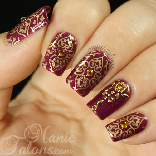 Indian Wedding Nails
 GUEST POST by Michelle of MANIC TALONS ColorSutraa