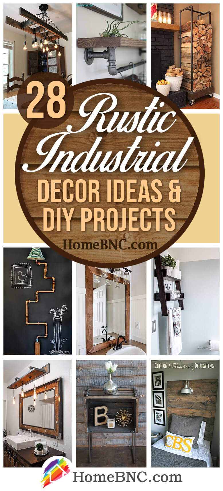 Industrial Decor DIY
 28 Best DIY Rustic Industrial Decor Ideas and Designs for 2019