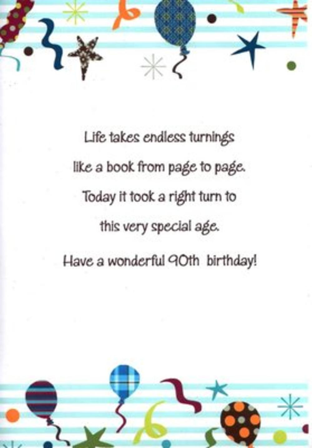 Inspirational 90Th Birthday Quotes
 90th Birthday Verses Quotes QuotesGram