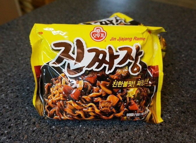 black bean noodles package