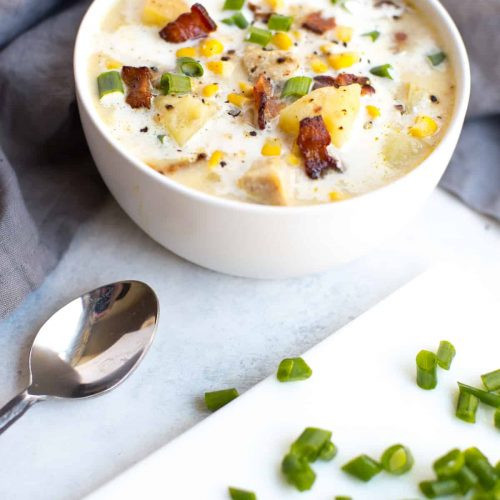 Instant Pot Chicken Corn Chowder
 According to Elle Page 2 of 45