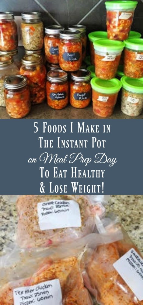 Instant Pot Meal Prep Recipes
 5 Foods I Make In The Instant Pot Meal Prep Day To Eat