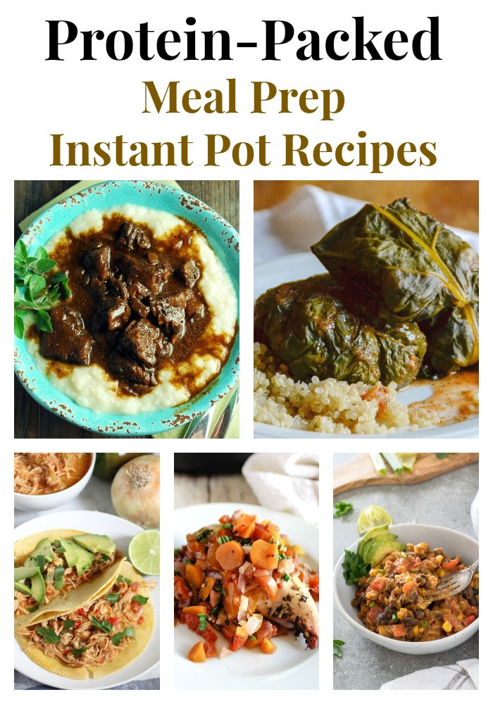Instant Pot Meal Prep Recipes
 Protein Packed Meal Prep Instant Pot Recipes Amee s