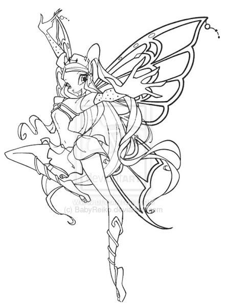 Interactive Coloring Pages For Adults
 Winx Club Bloom Bloomix Coloring Pages
