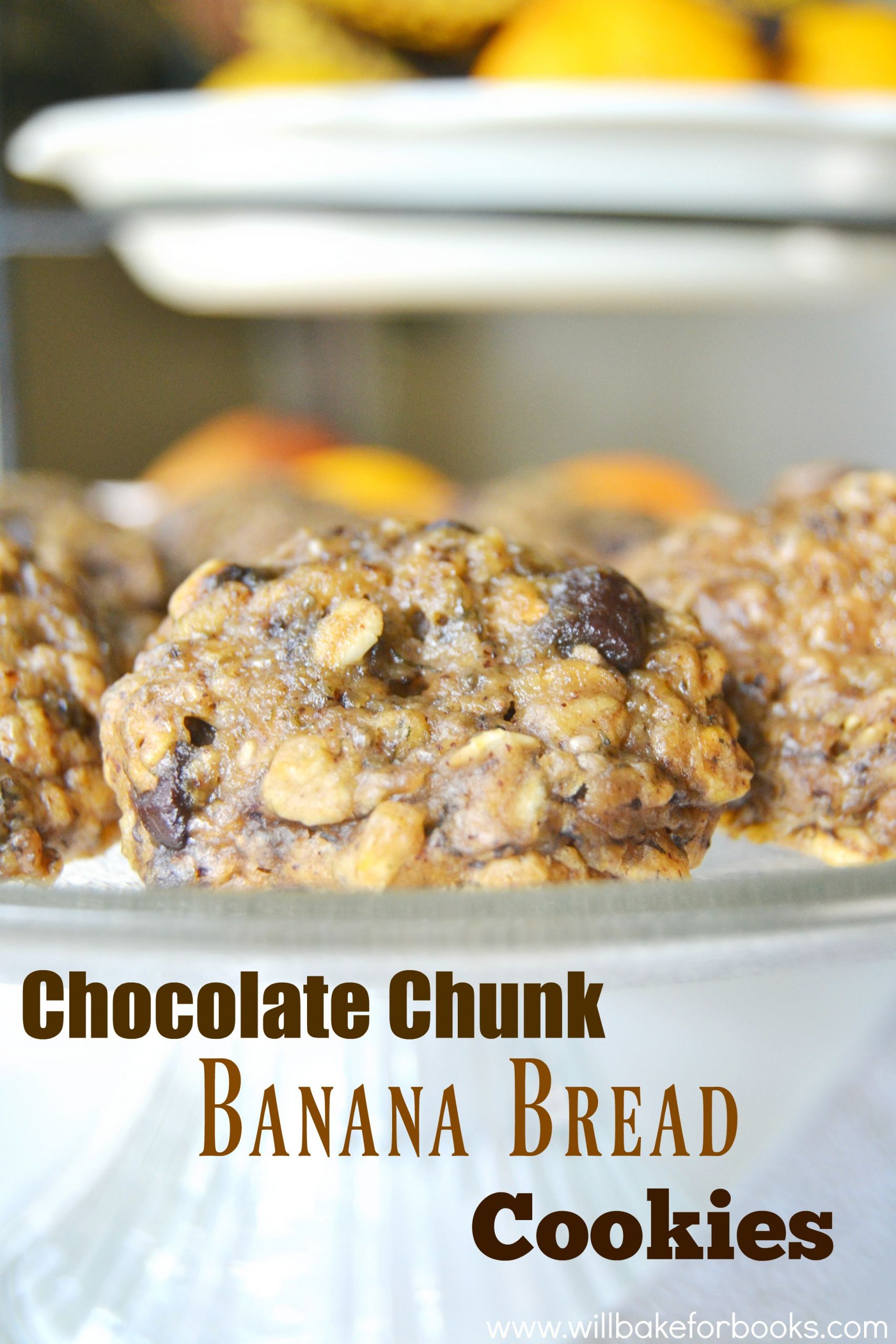 Is Jimmy Johns Bread Vegan
 Chocolate Chunk Banana Bread Cookies Will Bake for Books
