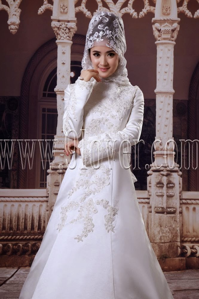 Islamic Wedding Dresses
 New Hijab Fashion Muslim Wedding Dresses