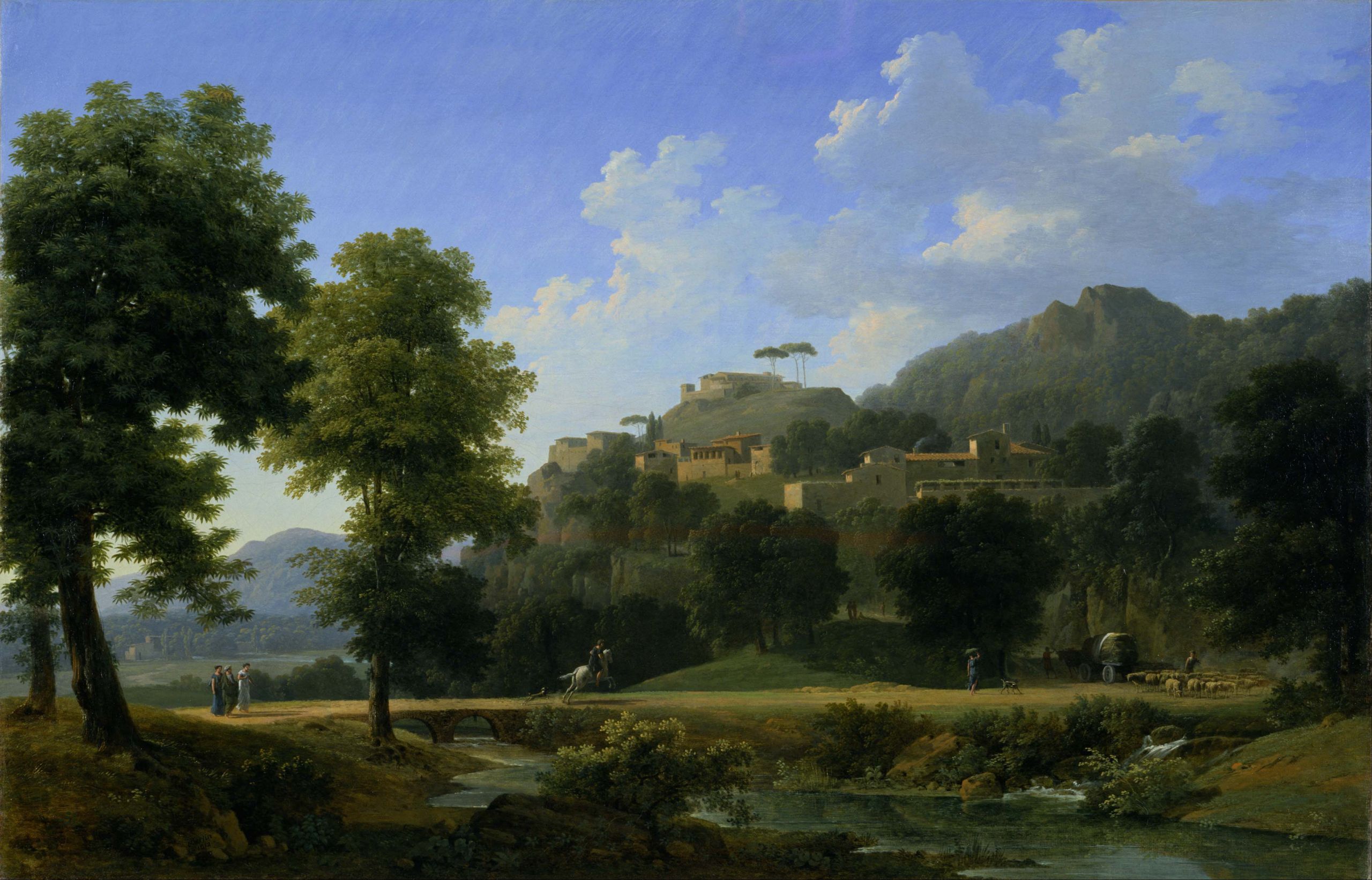 Italian Landscape Painting
 File Jean Victor Bertin Italian Landscape Le Paysage d