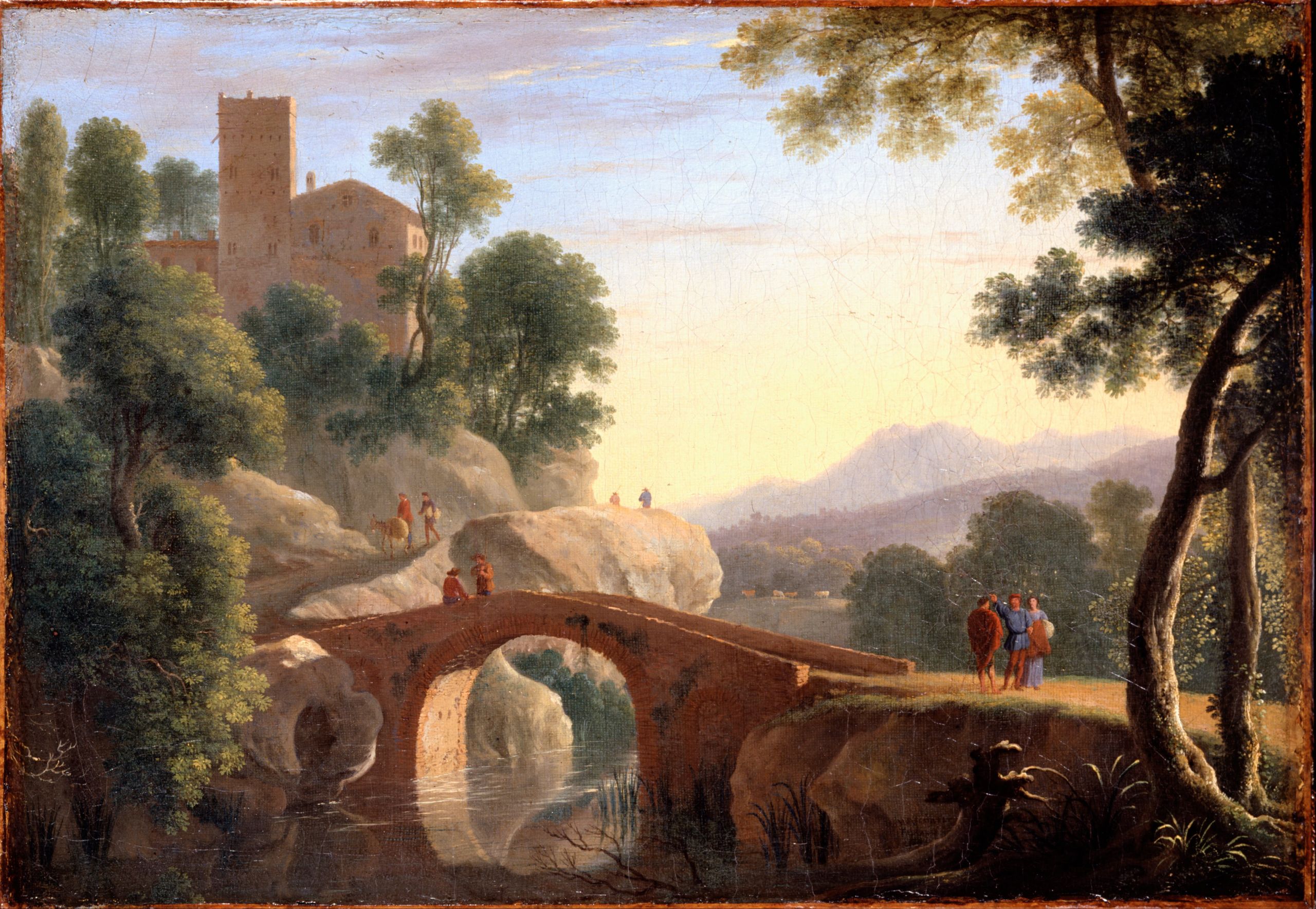 Italian Landscape Painting
 Bestand Van Swanevelt Herman Italian Landscape with