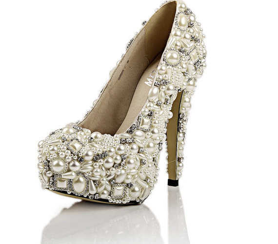Ivory Wedding Shoes With Pearls
 Fantastic Free Shipping Ivory Pearl Wedding Shoes High