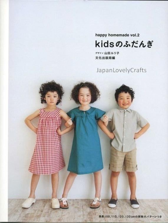 Japan Kids Fashion
 Kids Casual Clothes Japanese Sewing Pattern Book for Boy