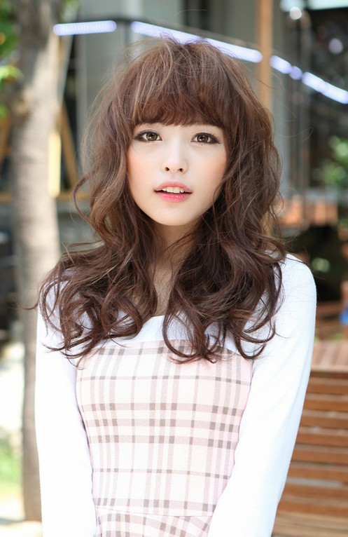 Japanese Female Hairstyles
 Cute Japanese Hairstyle with Bangs Hairstyles Weekly