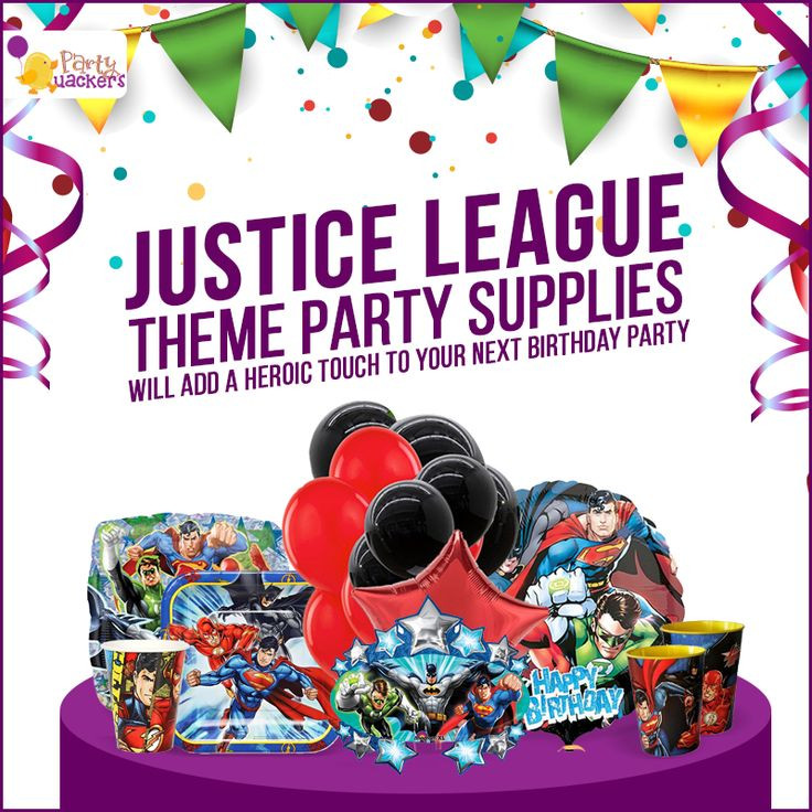 Justice League Birthday Party Supplies
 65 best Justice League Party Ideas images on Pinterest