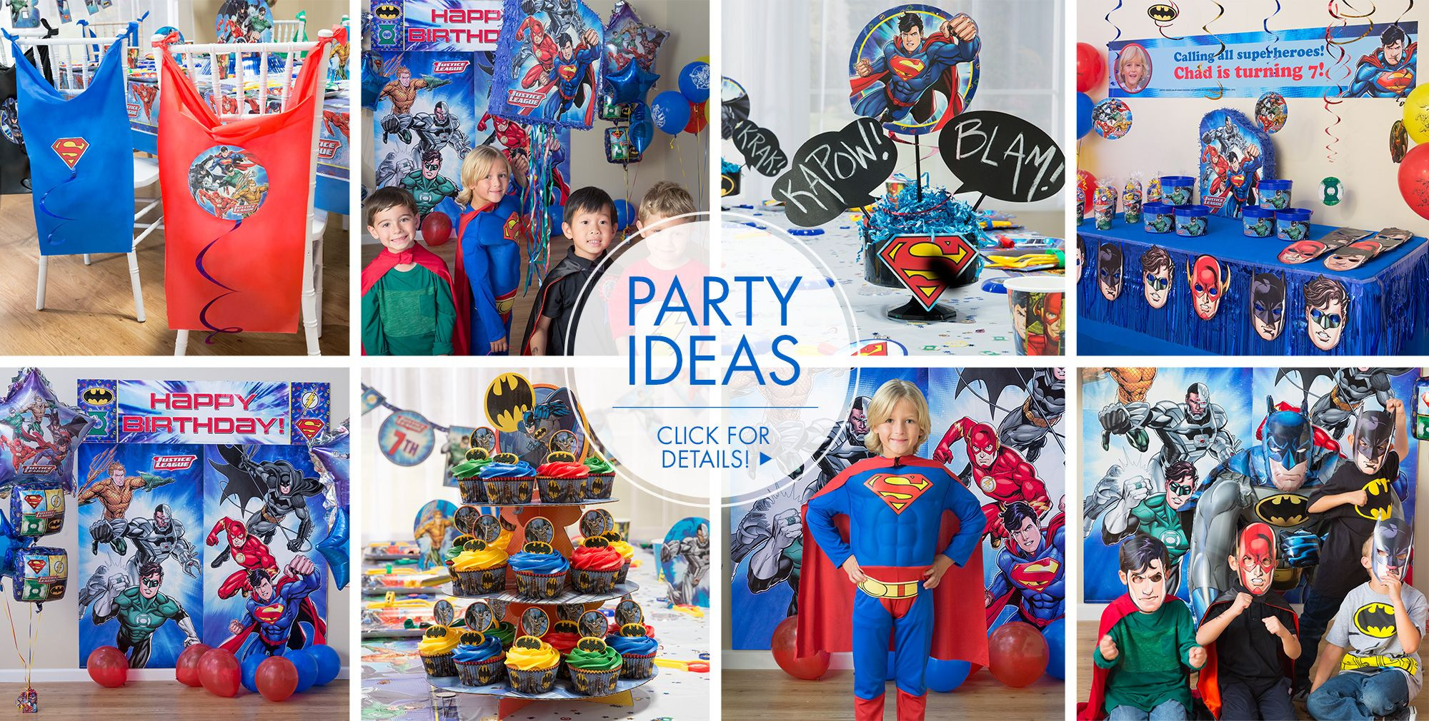 Justice League Birthday Party Supplies
 Justice League Party Supplies Superhero Birthday Party