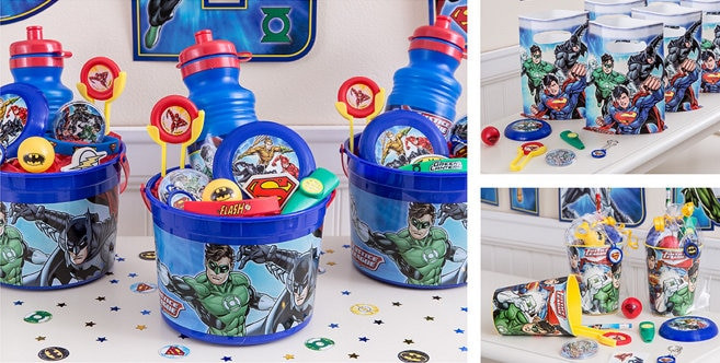 Justice League Birthday Party Supplies
 Justice League Party Favors Boys Party Favors Party