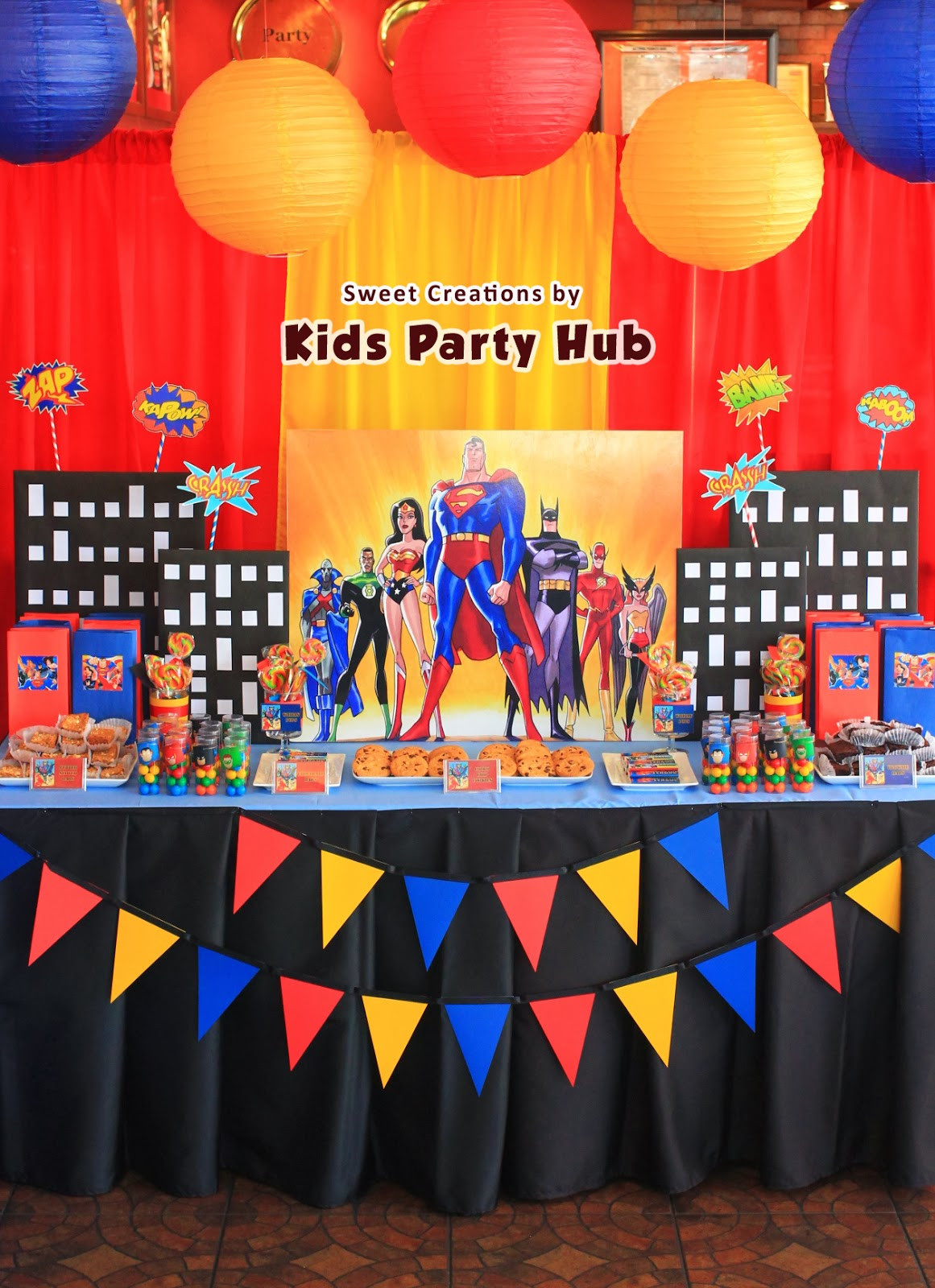 Justice League Birthday Party Supplies
 Kids Party Hub Justice League Themed Birthday Party