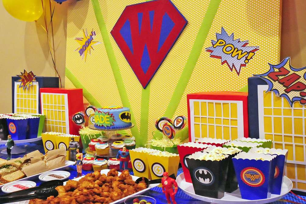 Justice League Birthday Party Supplies
 Justice League Birthday Party Ideas