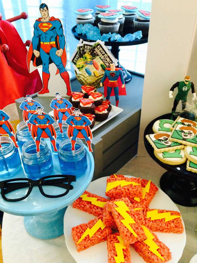Justice League Birthday Party Supplies
 Justice League Superhero Birthday Party Ideas