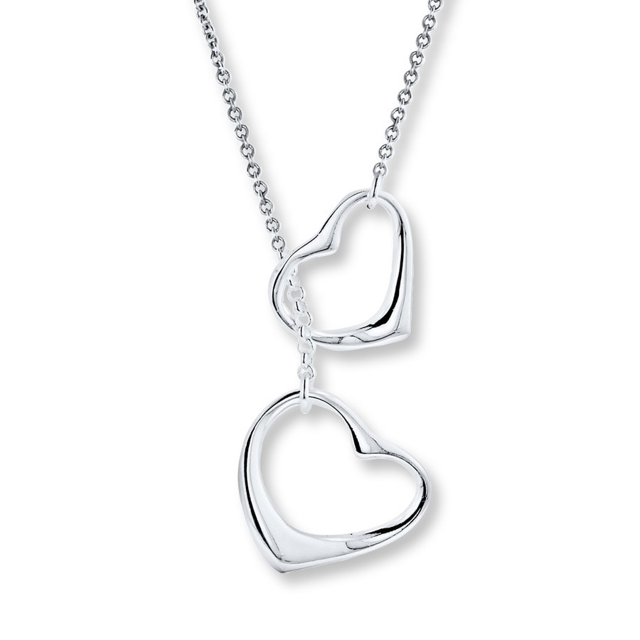 Kay Jewelers Double Heart Necklace
 Double Heart Necklace Sterling Silver Kay